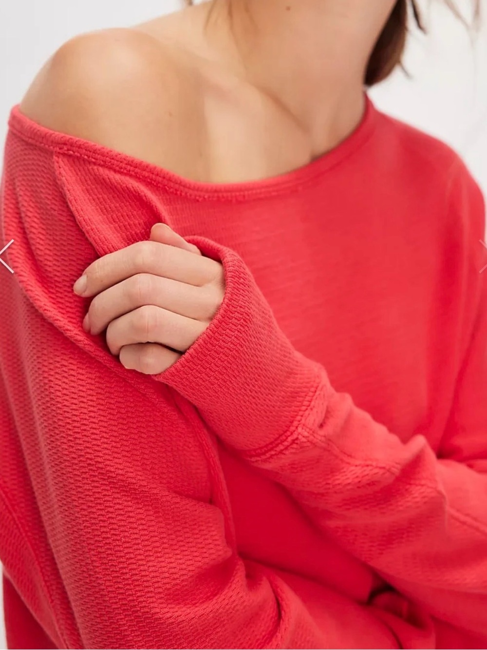 FREE PEOPLE we the free JESS LONG SLEEVE // SALSA